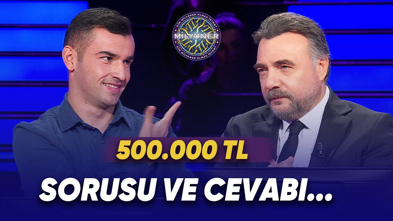 Hüseyin Görücü 500 Bin TL değerindeki soruya ne cevap verdi? - Kim Milyoner Olmak İster? 1129. Bölüm