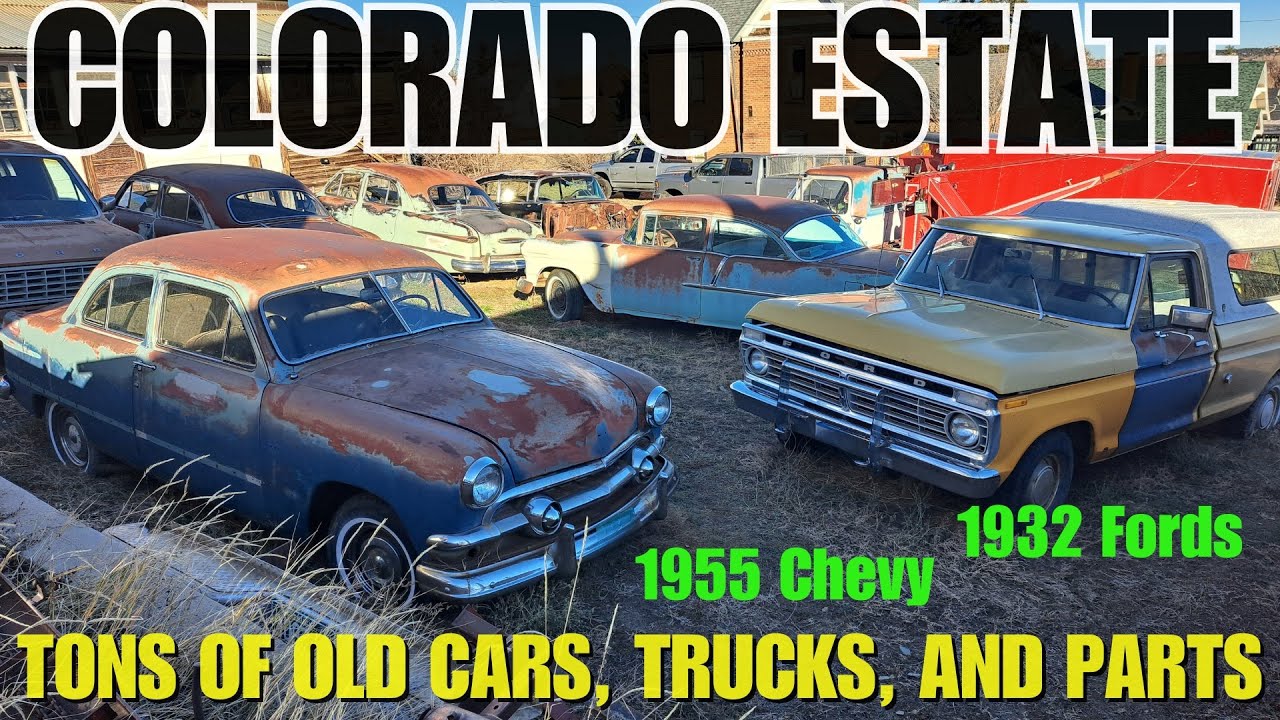 Estate cleanout in Colorado Full of Treasures! #antiquecar #oldcar #oldcarparts #hotrod #ratrod