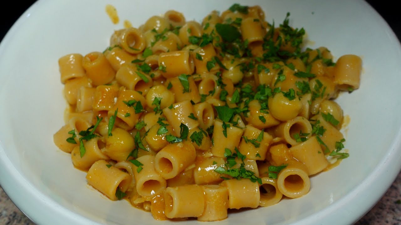 Pasta e Ceci Cremosa, semplice e piccantina