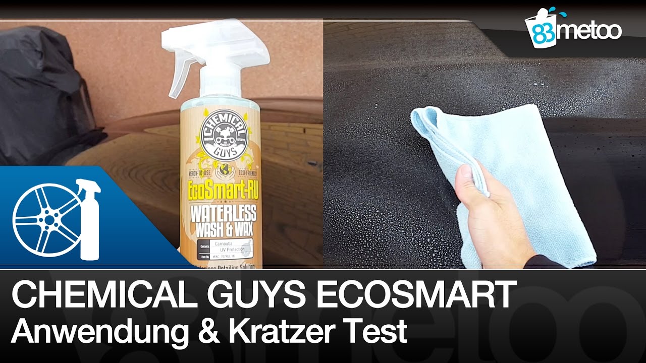 Chemical Guys EcoSmart Anwendung und Erfahrungen | Autow&auml;sche ohne Wasser | Eco Smart Kratzertest