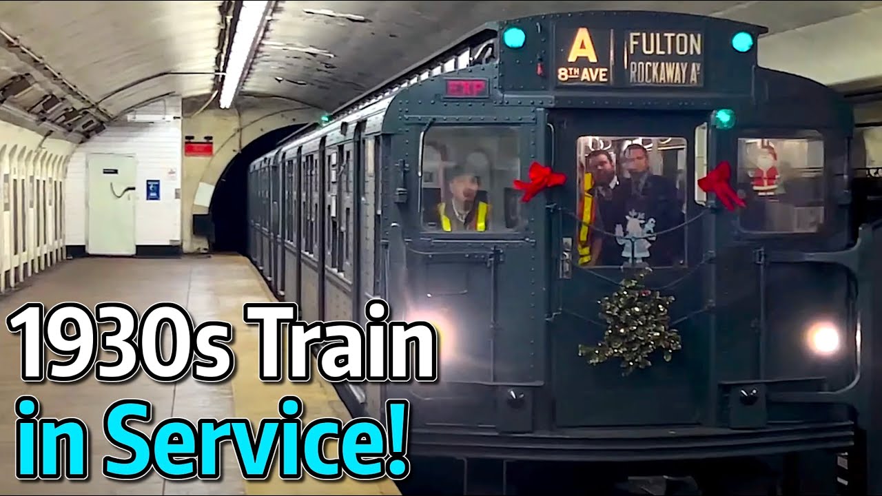 ⁴ᴷ⁶⁰ Vintage 1930s Museum R1-9s Running on the 2023 Holiday Train