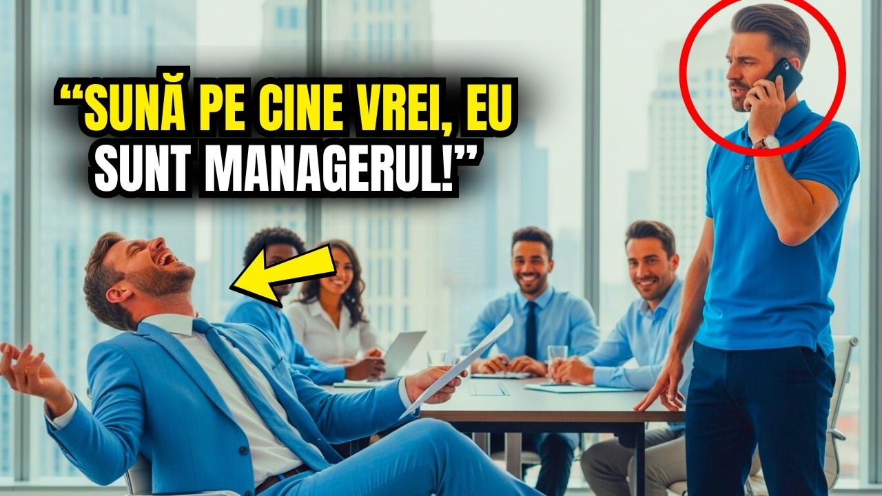 “SUNĂ PE CINE VREI” A BATJOCORIT MANAGERUL UN BĂRBAT, CÂTEVA MINUTE MAI TÂRZIU PRIMEȘTE UN APEL...