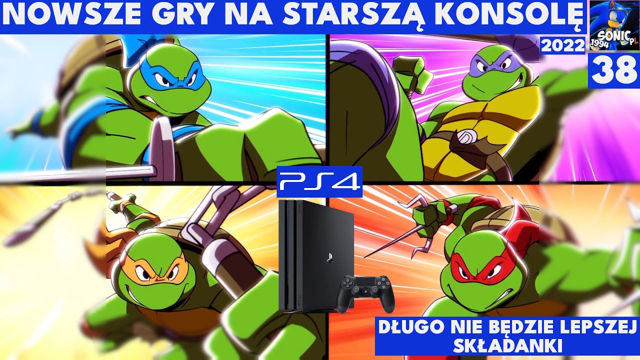 Nowsze gry na starszą konsolę #38 - TMNT: The Cowabunga Collection (2022 - PS4)