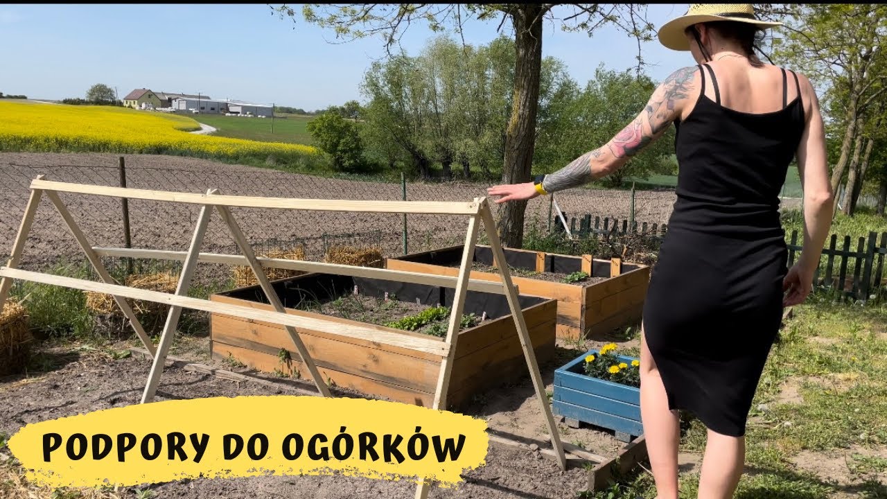 Podpora do ogórków…Jak, gdzie i po co? Zrobiłam sama!