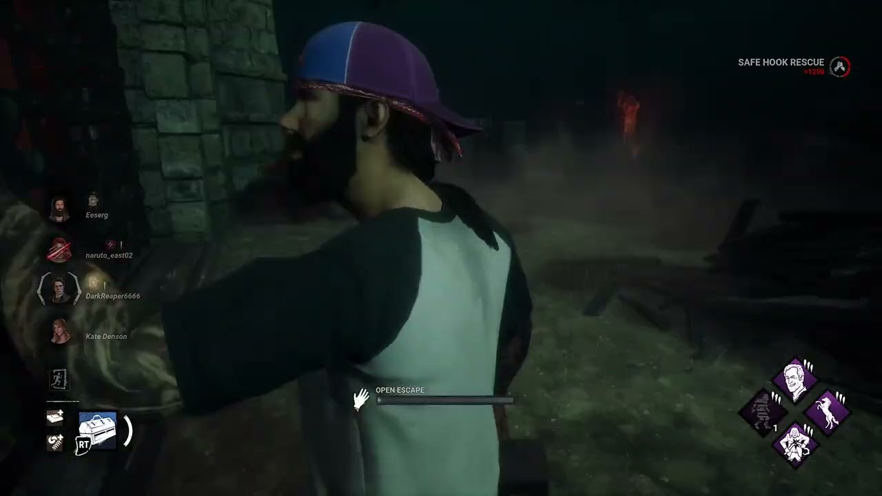 Expert survivor game against spring trap in DBD (part 2)￼ 