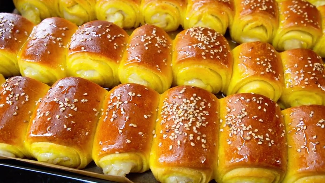 süße Creme-Rollen | Shirini Danmarki |  Butterbrötchen