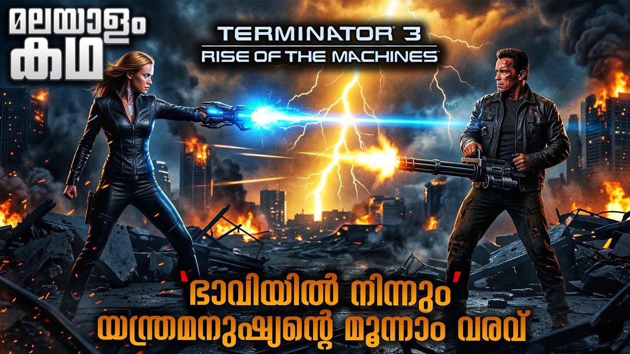 ഭാവിയിൽ നിന്നും യന്ത്രമനുഷ്യന്റെ മൂന്നാമത്തെ വരവ് 😳'ടെർമിനേറ്റർ 3 '💥@movieflixmalayalam