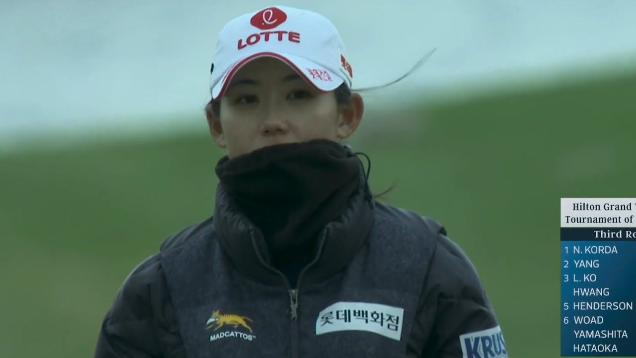 Youmin Hwang and Jeeno Thitikul 2026 Hilton Round 3