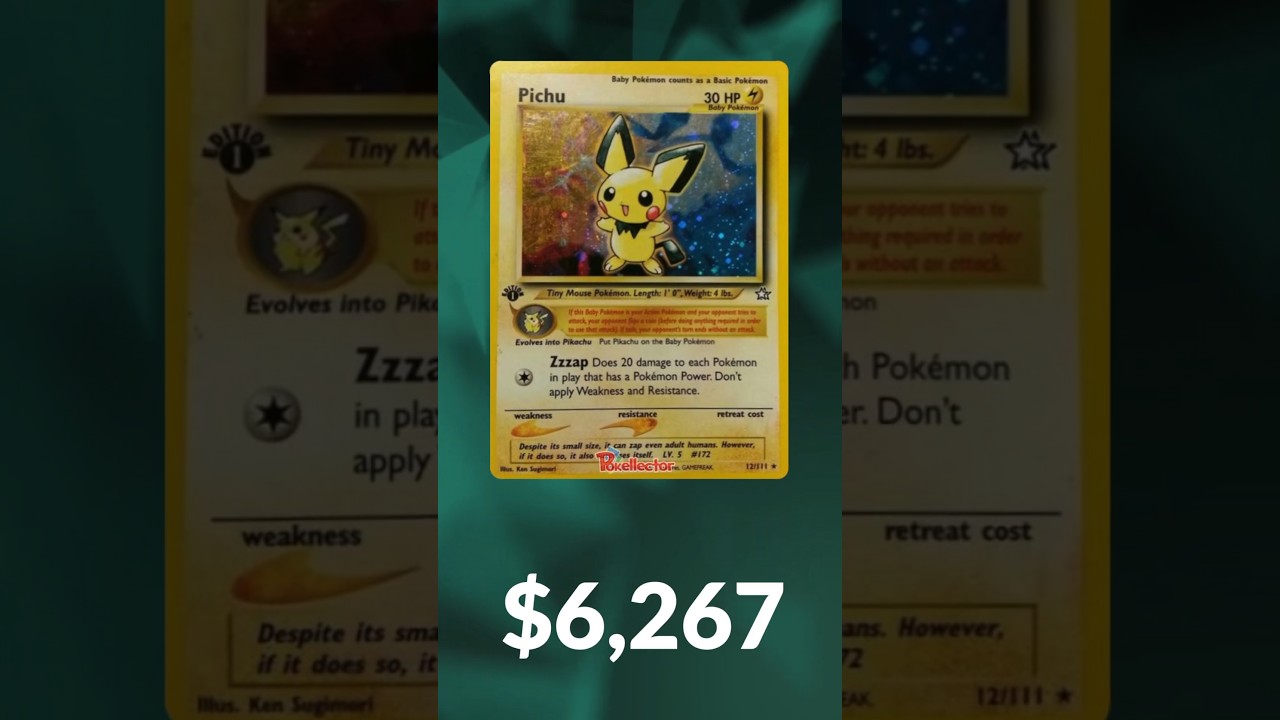 Most expensive Neo Genesis Pok&eacute;mon cards! #pokemon #pokemoncards