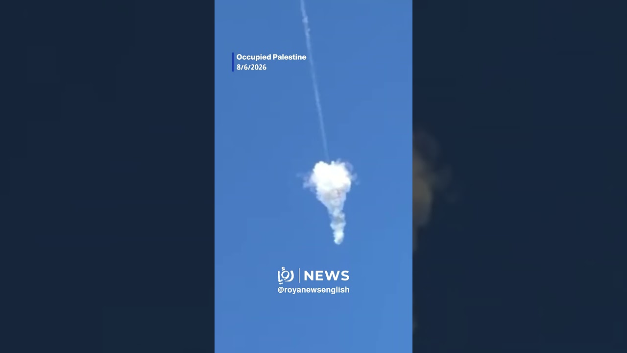 Moment Iranian missiles launched at &lsquo;Israel&rsquo;