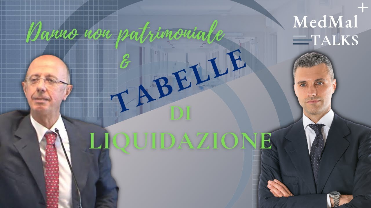 Danno non patrimoniale & tabelle di liquidazione secondo il Prof. Giulio Ponzanelli | MedMal Talks