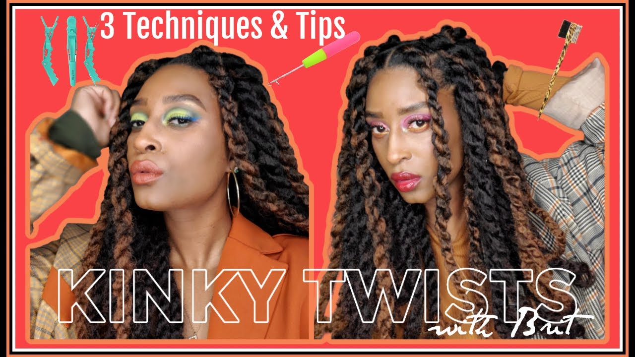 KINKY TWISTS in 3 Hours Step by Step for Beginners on type 4 Natural Hair