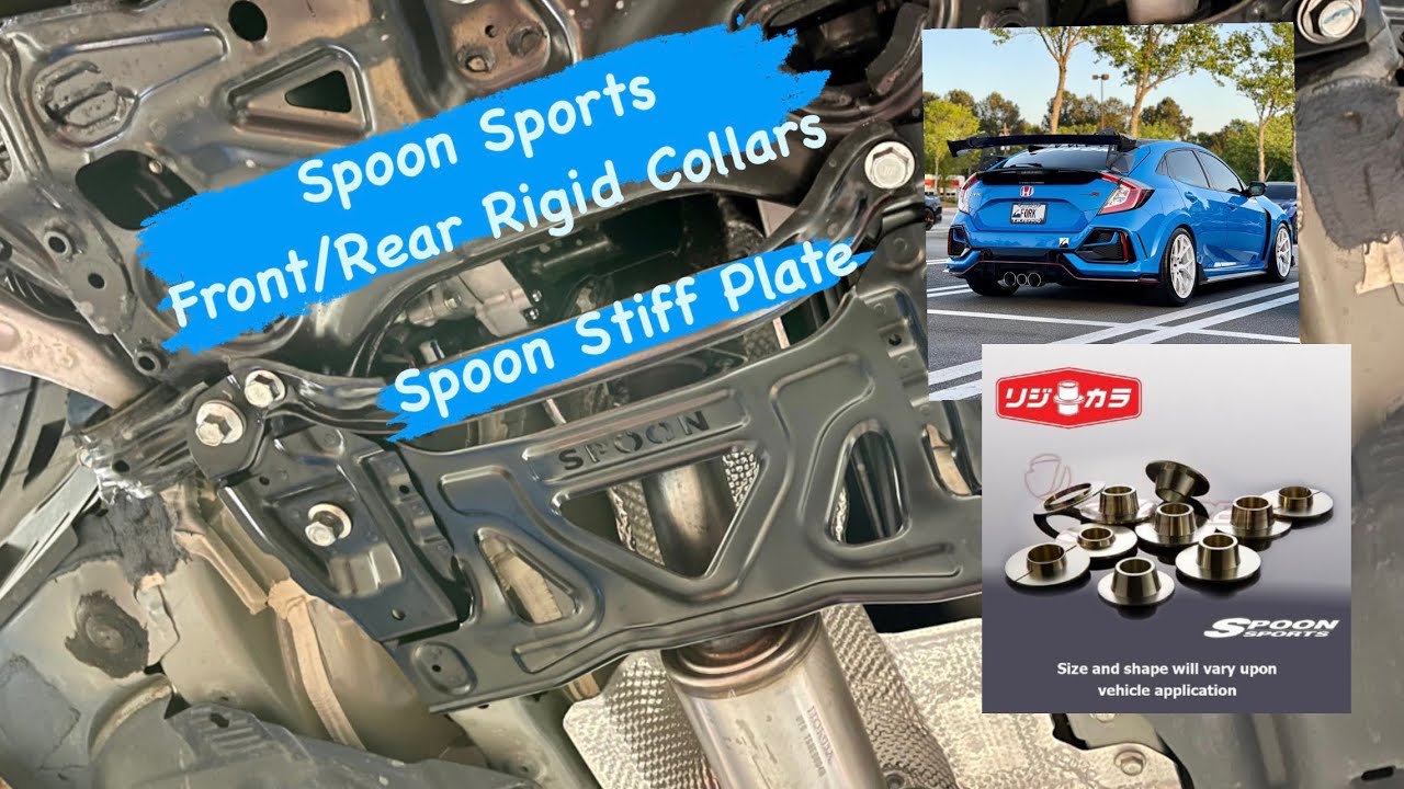 Spoon Sports Stiff Plate and Rigid Collars for my 2020 Civic Type R!!