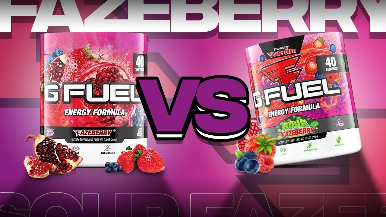 NEW GFUEL SOUR FAZEBERRY vs ORIGINAL FAZEBERRY
