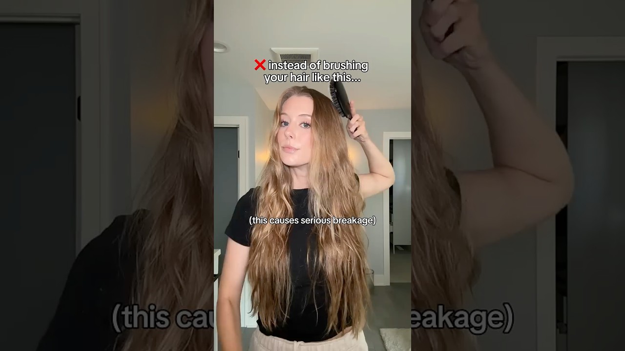 How to brush your hair for way less breakage