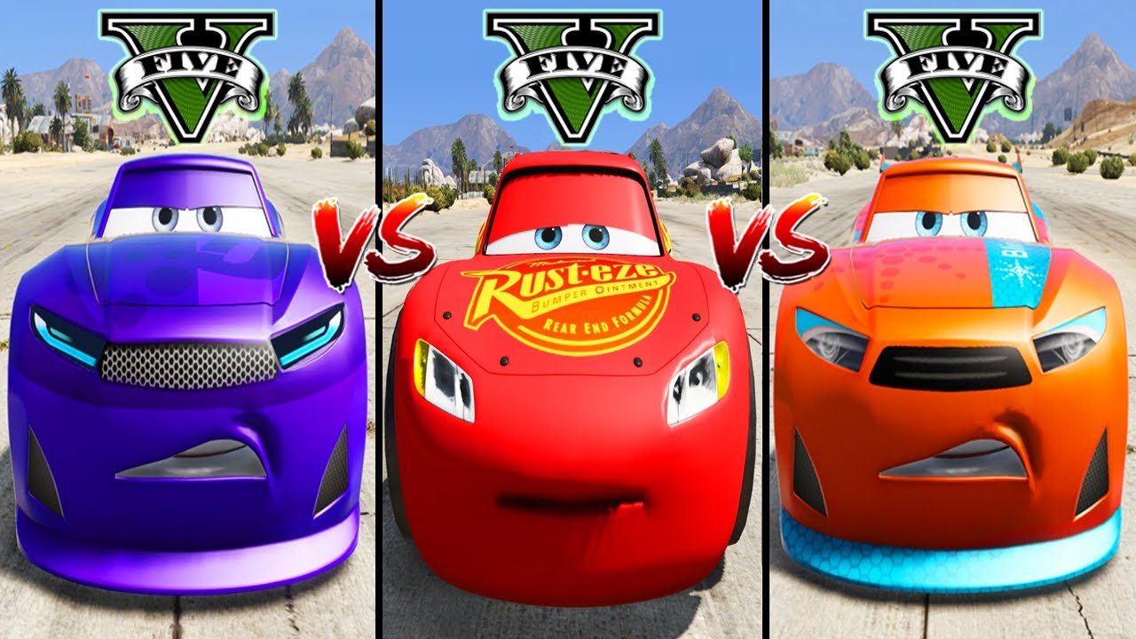 Lightning McQueen vs. Bubba Wheelhouse vs. Ryan Laney GTA 5 - which is best?
