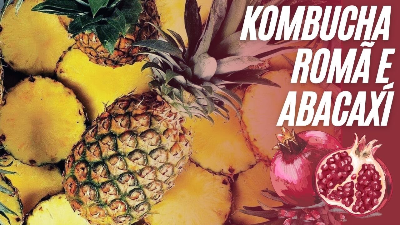 KOMBUCHA - ROMÃ E ABACAXI