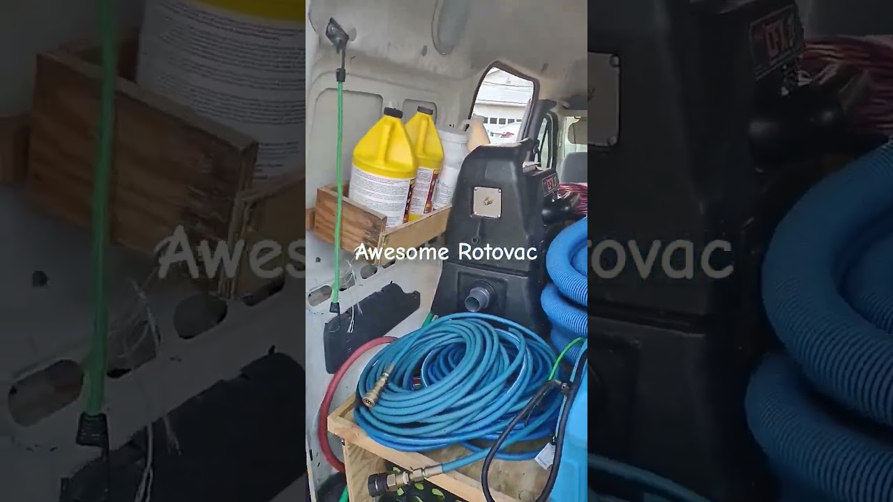 Rotovac CFX ZX as a truck mount #rotovac #rotovaccfx #carpetcleaningservice
