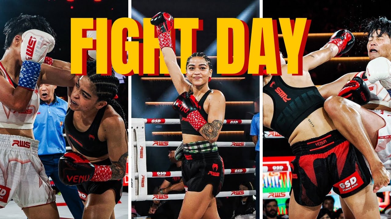 FIGHT DAY VLOG | Behind The Scenes: My KO Win at RWS Muay Thai in Thailand 