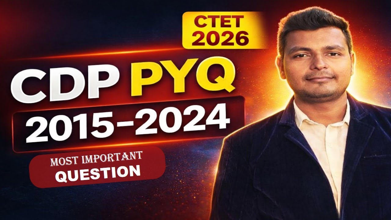 CDP Paper 2 PYQ | 23 Jan 2023 | CTET | Let’s EduRy by Rohit Sir