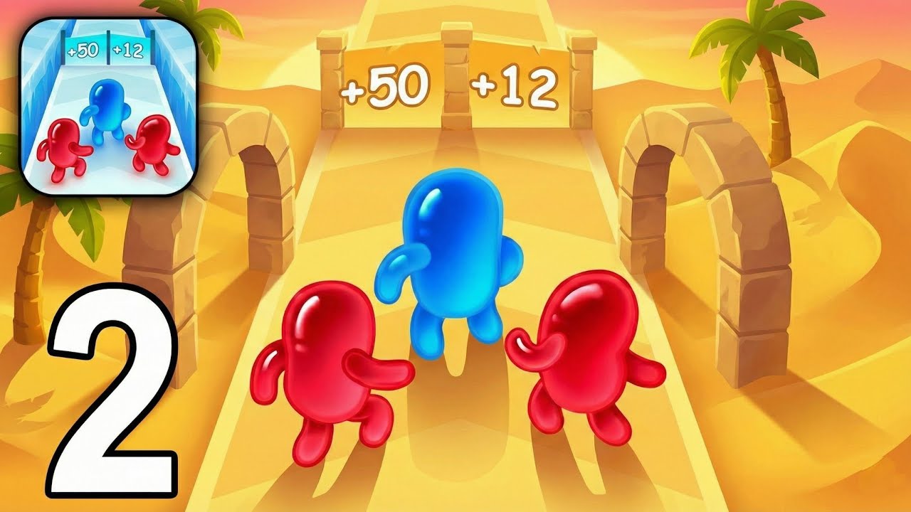 Join Blob Clash 3D – Gameplay Walkthrough Part 2 - Mob Runner Rush Gameplay (Android & iOS)