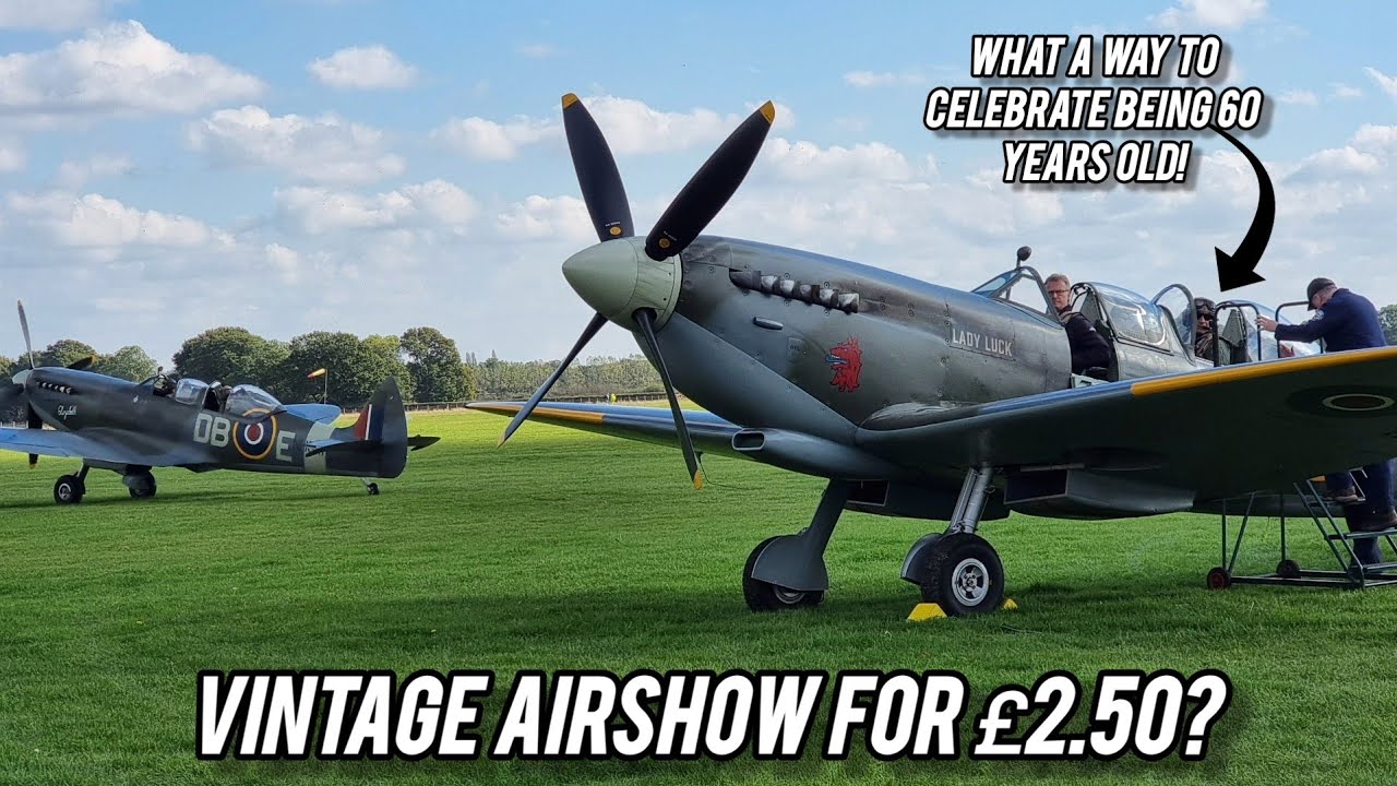 Vintage Planes at HEADCORN AREODROME | SPITFIRES & TIGER MOTHS