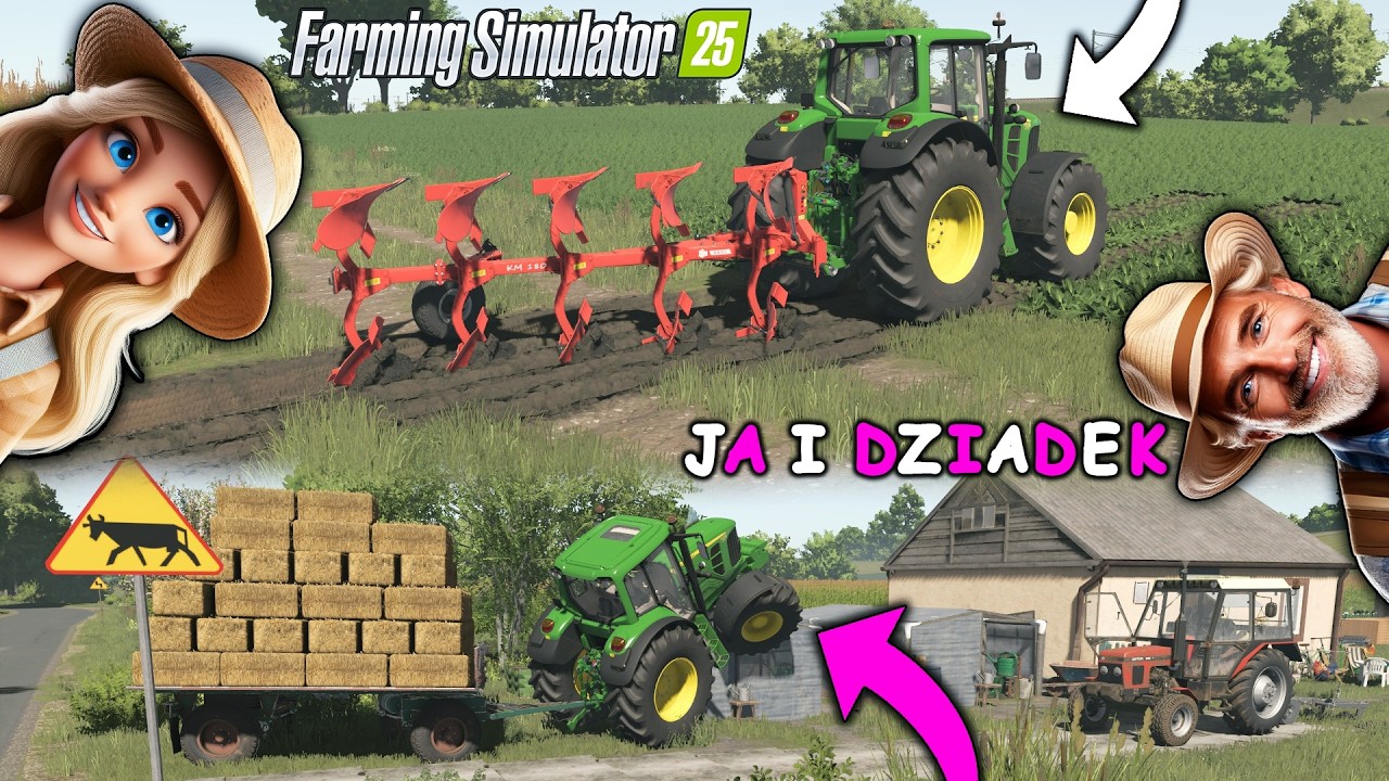 REAKCJA DZIADKA NA NOWY CIĄGNIK😱 NIE OGARNĄŁ NOWEJ TECHNOLOGII😡 BĘDĄ PROBLEMY ...😭【 JA I DZIADEK 】➄➂