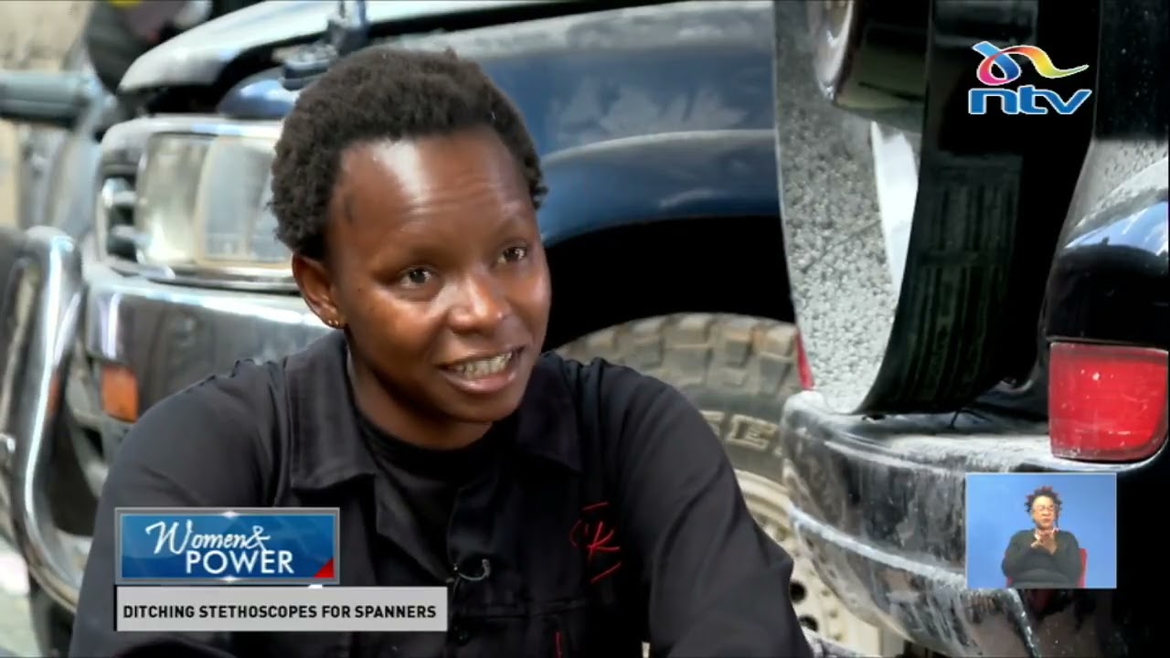 From stethoscope to spanners: Joan Nyambura becomes an automotive technician
