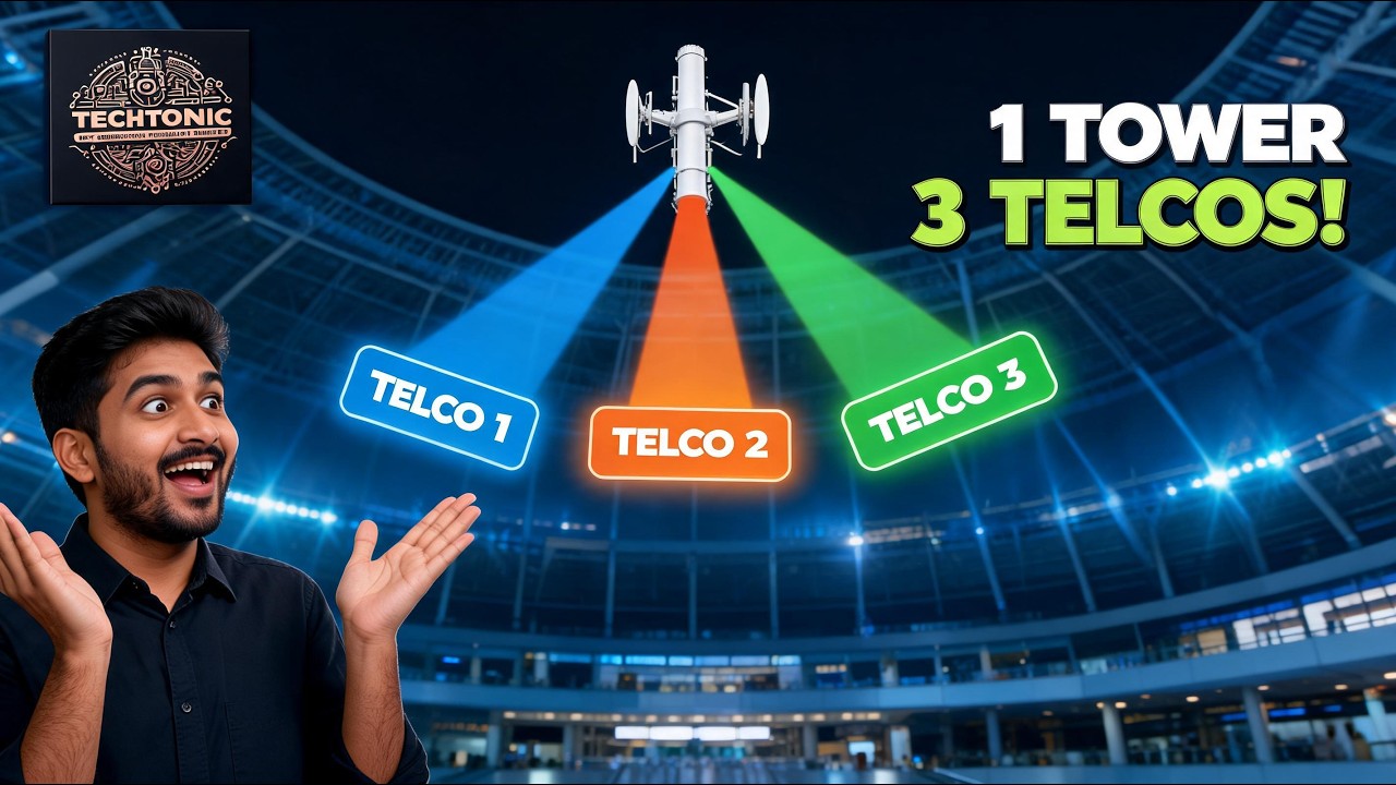 Your Stadium Has One 5G Tower &mdash; But 3 Networks Are Running On It | 5G Neutral Host Explained