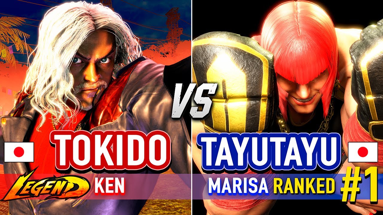 SF6 🔥 TOKIDO (Ken) vs TAYUTAYU (#1 Ranked Marisa) & KUROBUCHI (Marisa) 🔥 SF6 High Level Gameplay