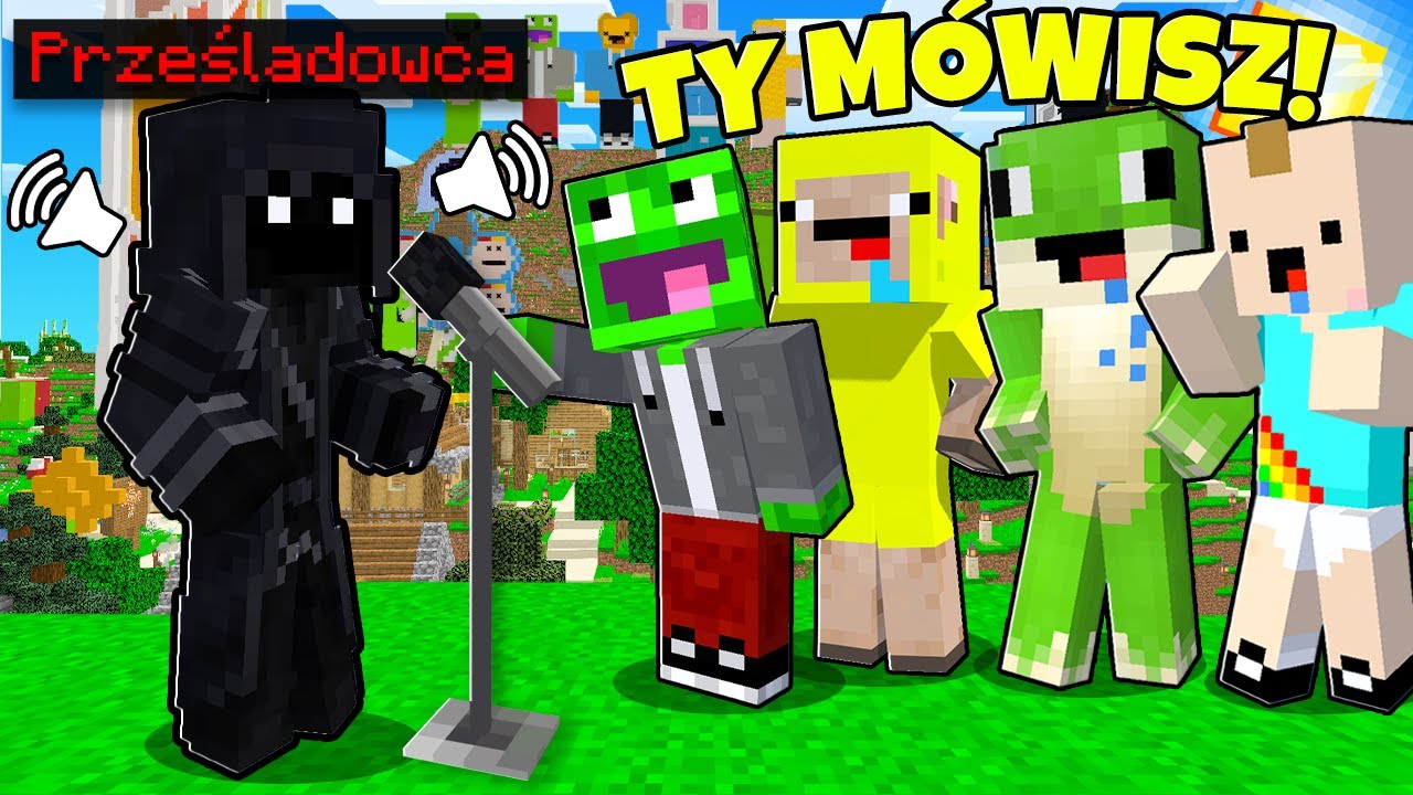 ROZMAWIAMY z PRZEŚLADOWCĄ w MINECRAFT! *jego głos*