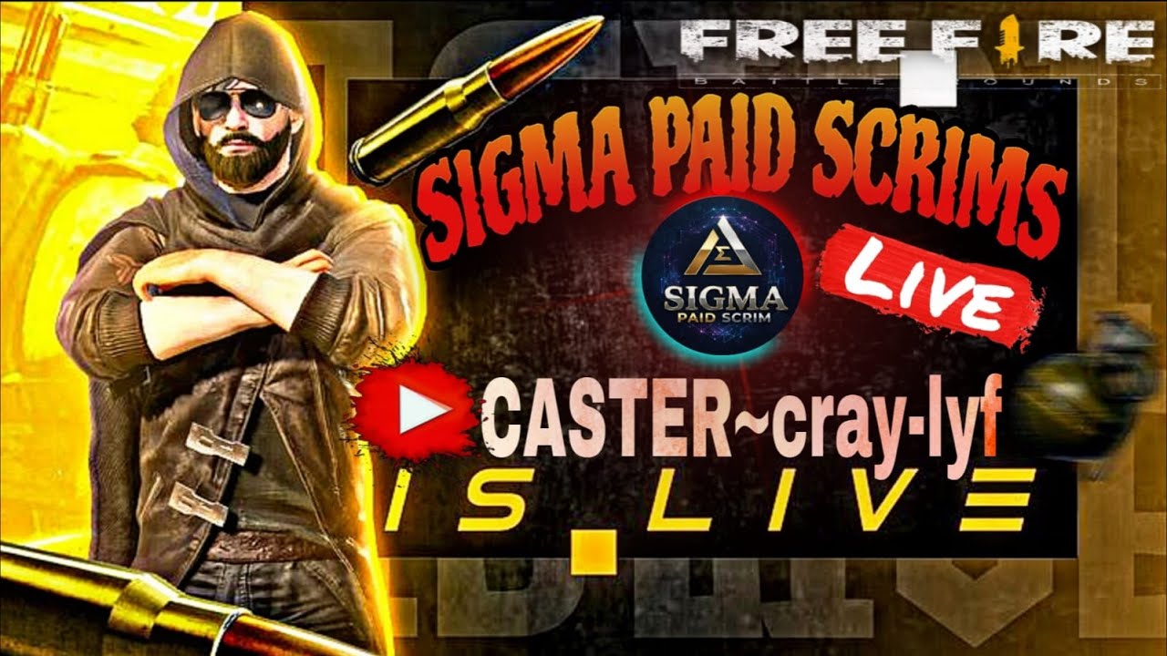 SIGMA PAID SCRIMS 💀 II JOIN NOW FOR ULTIMATE FUN AND THRILL #freefire #freefirelive #paidscrims