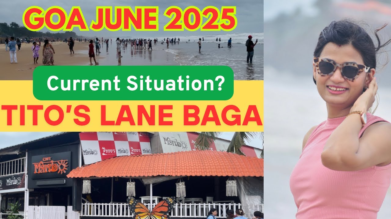 Goa In June | Goa Vlog Latest 2025 | Baga Beach Goa | Goa Nightlife | Titus Lane Baga Goa
