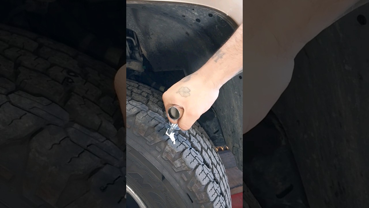 How to plug a flat tire (made simple)