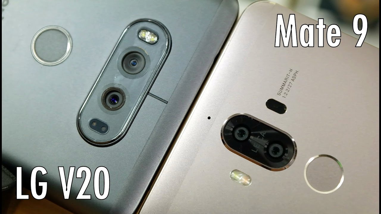 Huawei Mate 9 vs LG V20: Big Phones Dual Cameras (pt.2) | Pocketnow