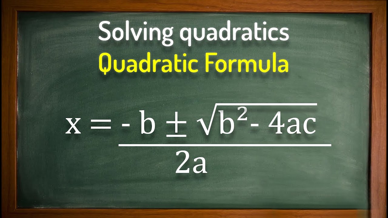 Квадратичная формула — GCSE Maths