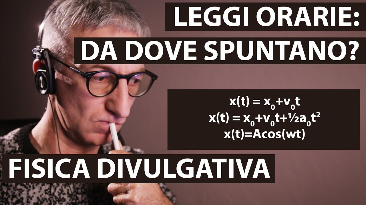 Leggi orarie del moto: come si ottengono?