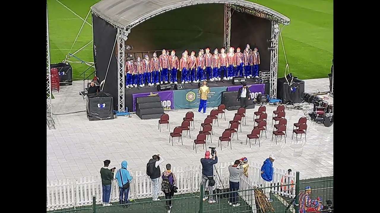 Juvie Boys Entertainers Group Song. KKKA Section 1 Finals at Athlone Stadium. 28 January 2023.
