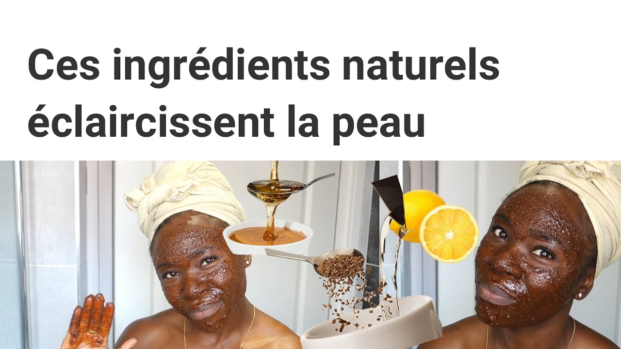 CE MASQUE GOMMANT ECLAIRCIT LA PEAU EN DOUCEUR
