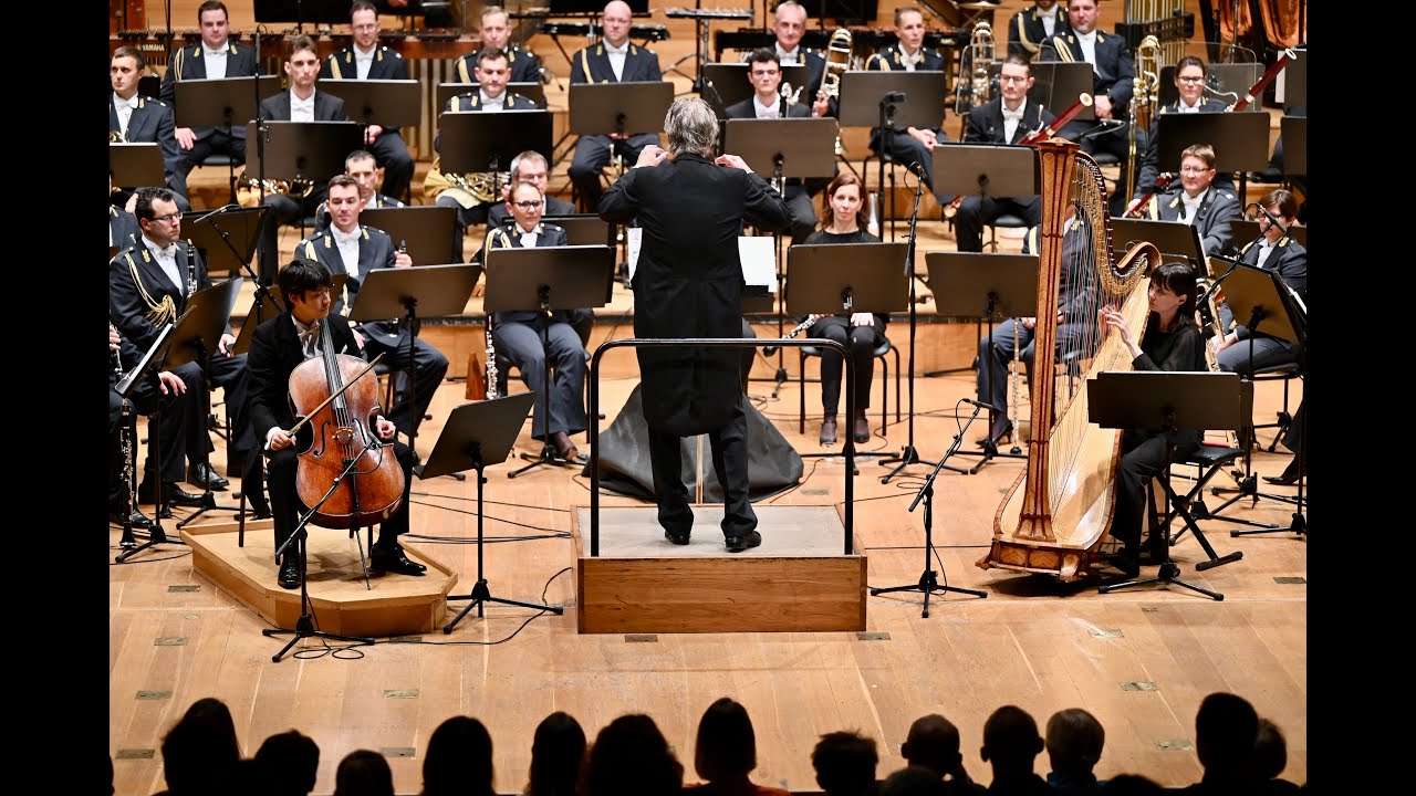 Debussy : Clair de Lune (arr. de Meij) / Yuki Ito (cello), Megumi Nakamura (harp) / world premiere