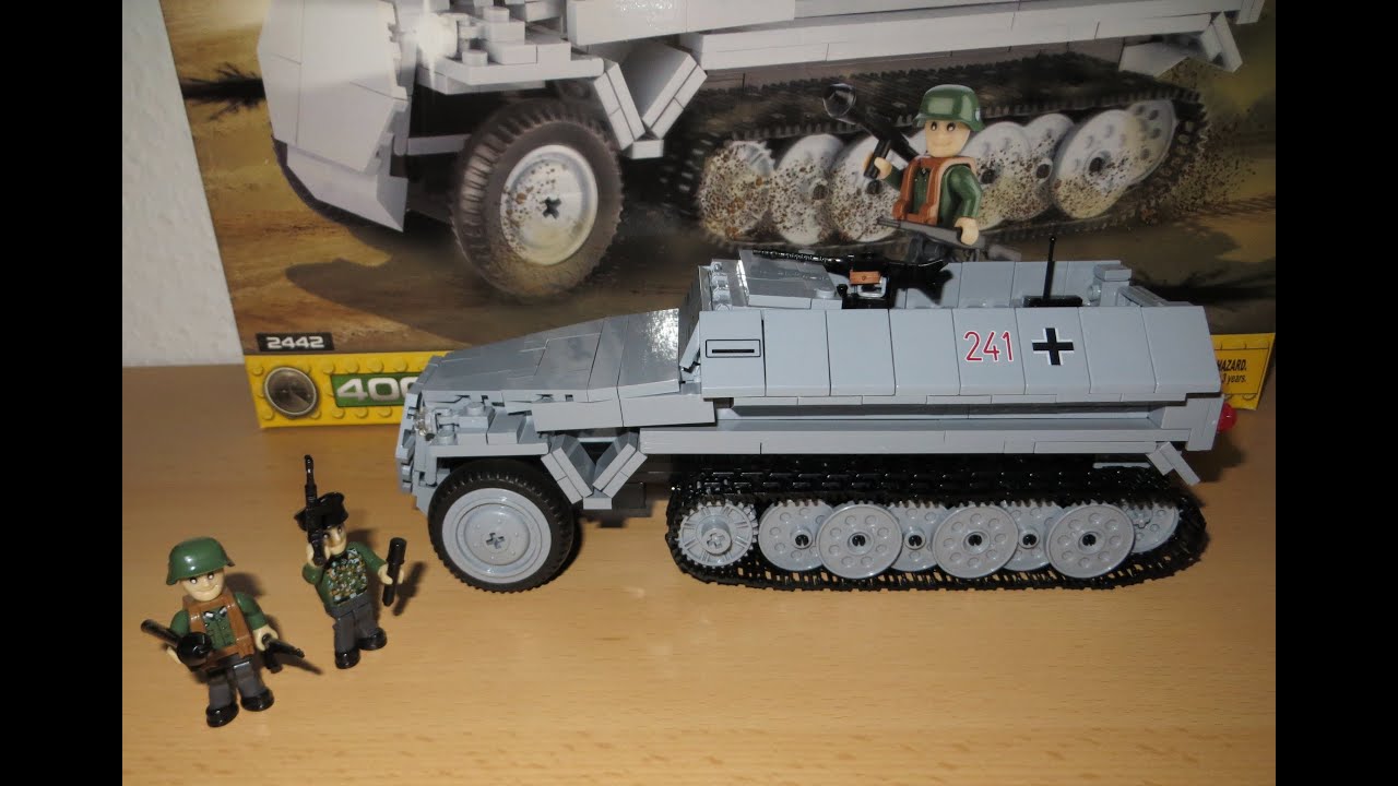 COBI Sd.Kfz. 251 Hanomag WW2 Lego compatible &diams; Small Army Wehrmacht Half Track WWII 2442