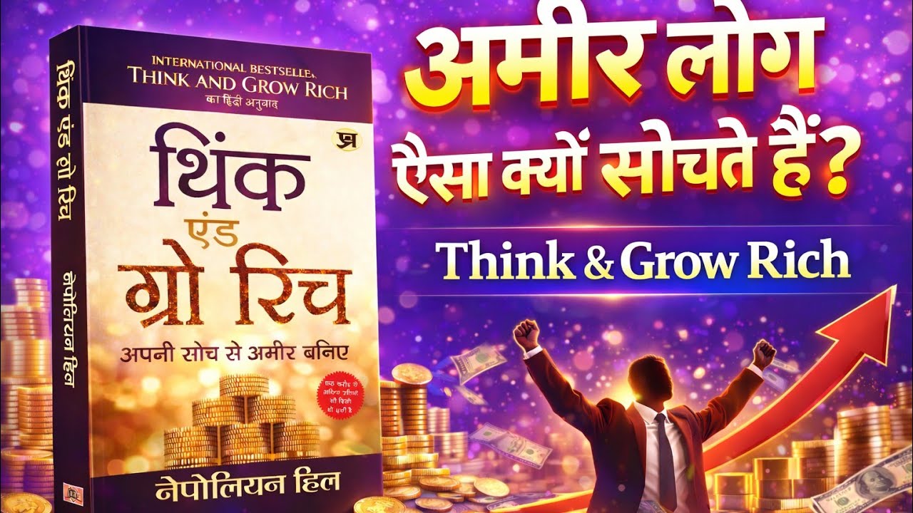 अमीर बनने का रहस्य | Think and Grow Rich हिंदी सारांश | Napoleon Hill |
