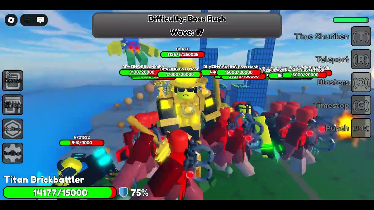 titan brick battler