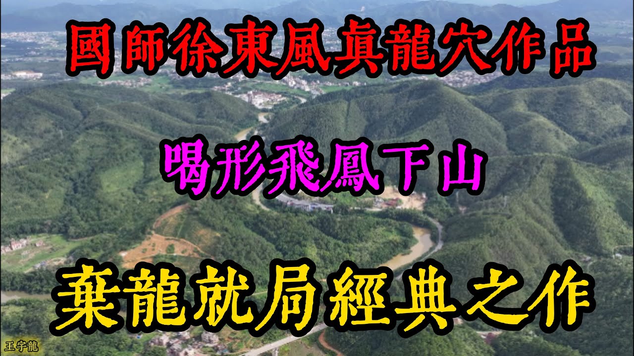 国师徐东风作品——飞凤下山形，弃龙就局经典之作