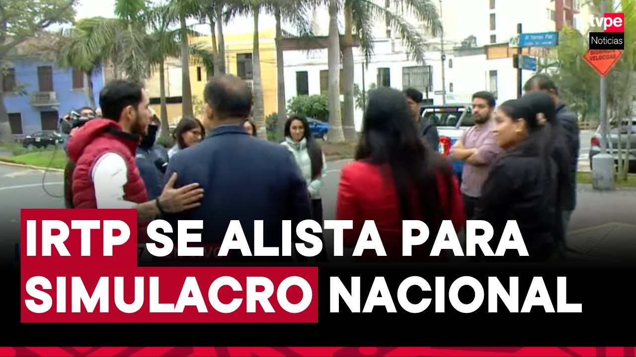 Así se preparó el IRTP para el Simulacro Nacional Multipeligro 2024