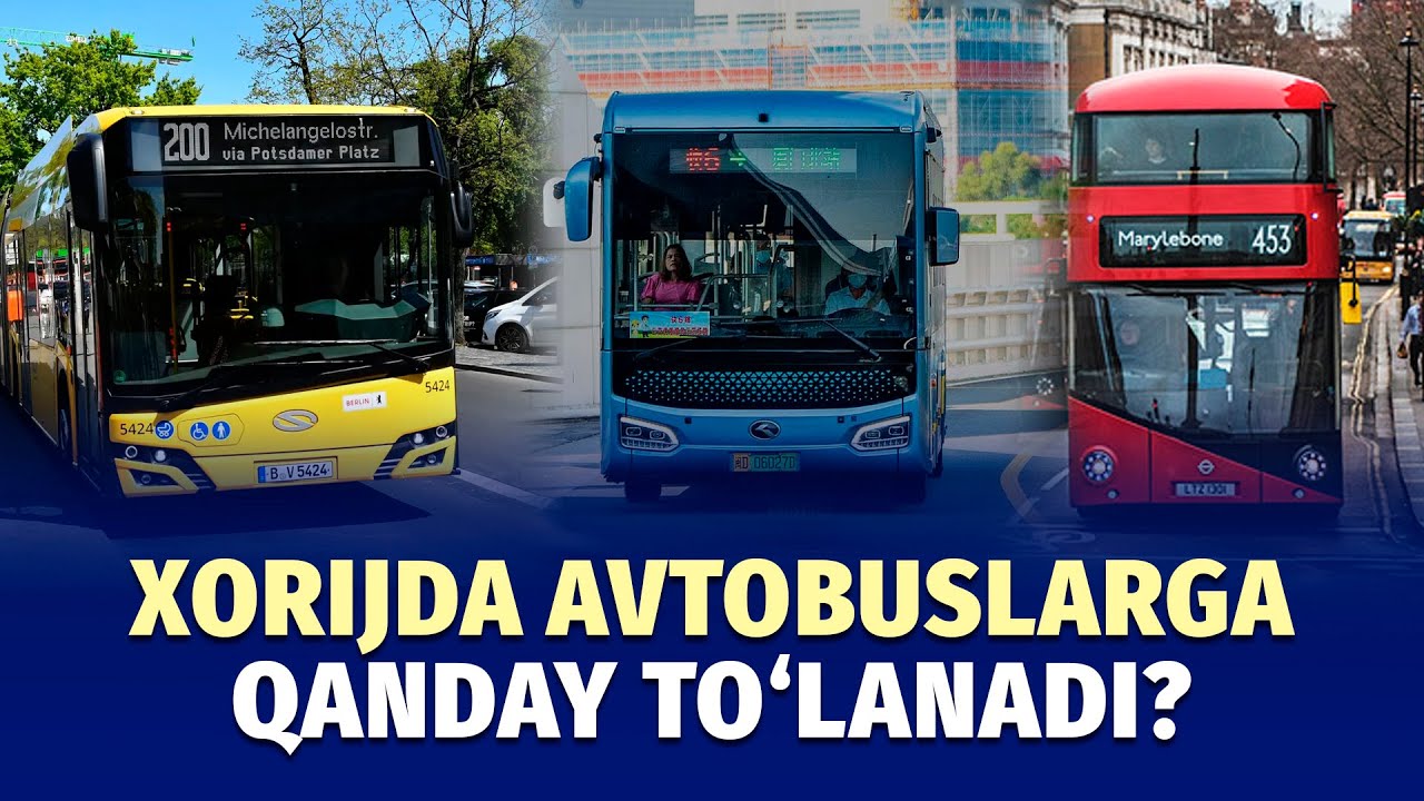 Chegirmali chiptadan jarimagacha: dunyo mamlakatlarida avtobusga to‘lov tizimi qanday ishlaydi?