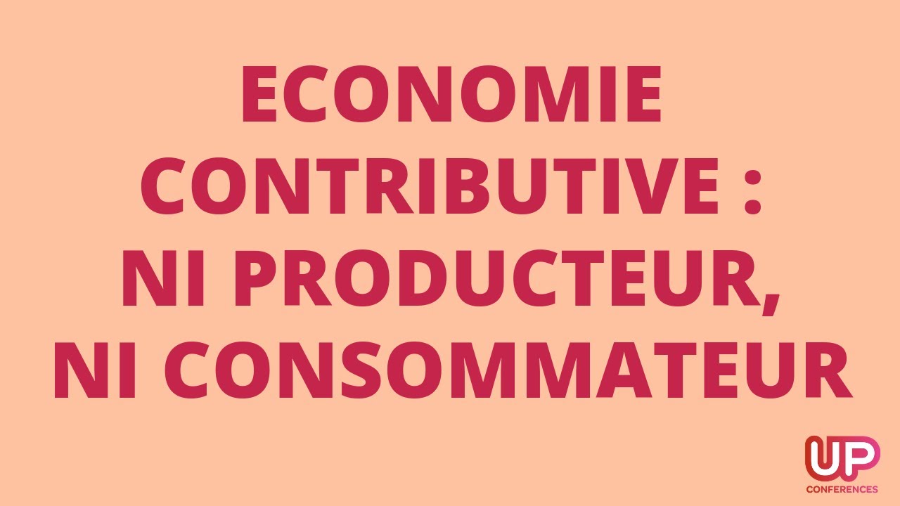Economie contributive : ni producteur, ni consommateur | Rencontre avec Bernard Stiegler