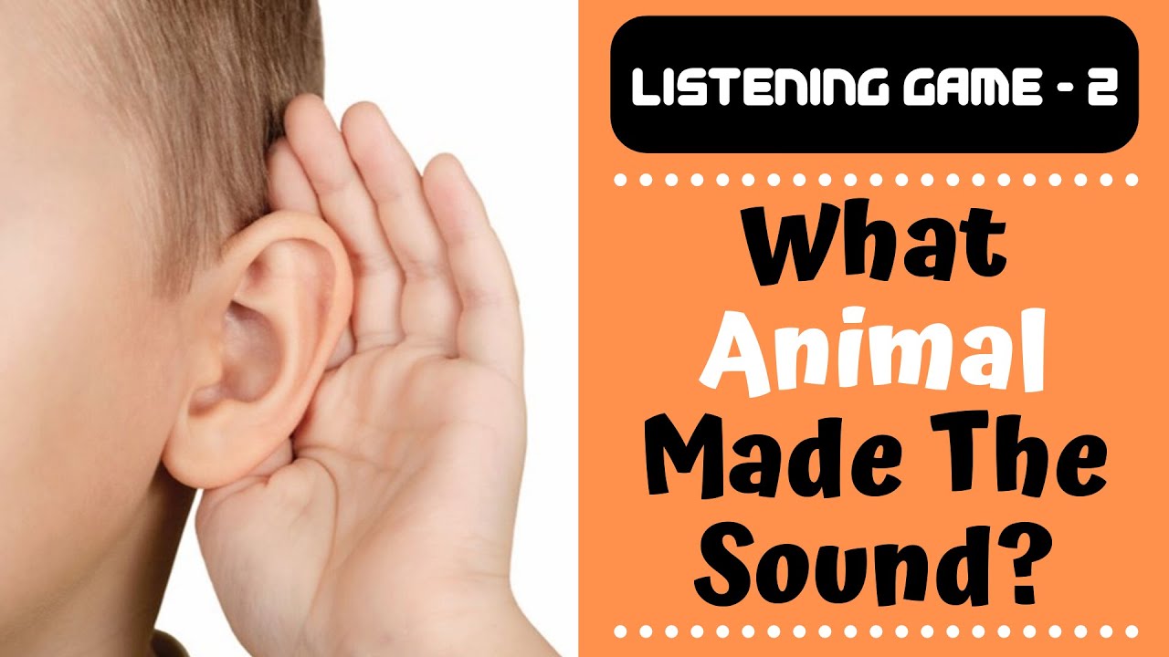 Listening Game 2 - Guess The Animal Sound | Animal Sounds for Children
