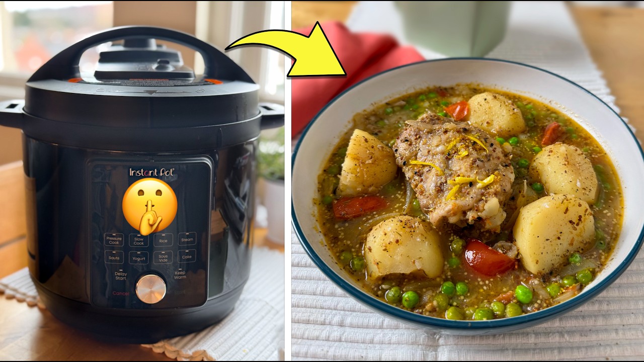 One Pot Chicken Thighs & Potatoes in the Instant Pot Whisper Quiet