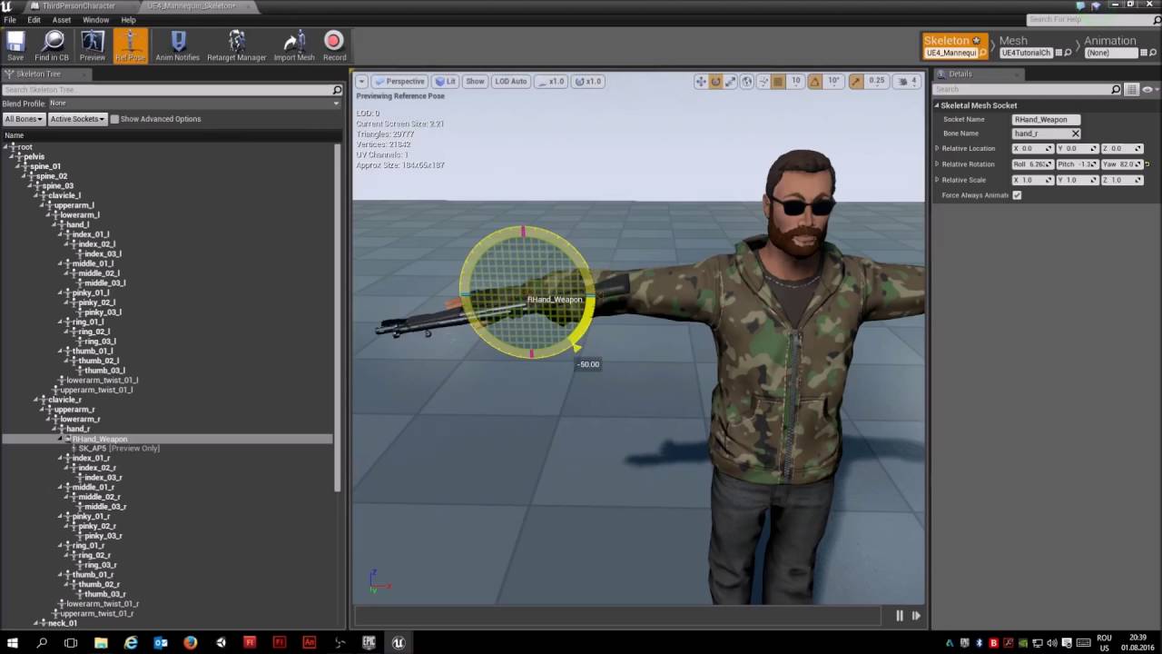 UE4 TPS : Adding Weapons